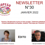 NEWSLETTER N° 30 – JANVIER 2022