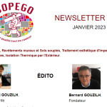 NEWSLETTER N° 33 – JANVIER 2023